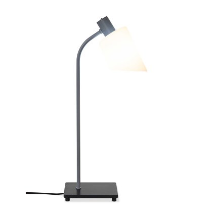 Nemo Lampe De Bureau, stolní lampa s bílým stínítkem, 1x20W E14, výška 51cm