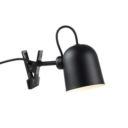 Nordlux Angle, lampička s klipem 1xGU10 max.15W, černá, průměr 10cm