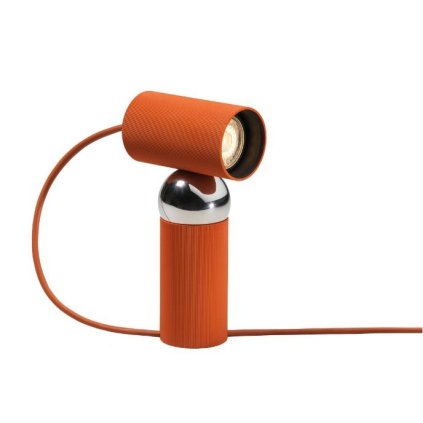 Flos Bilboquet, červená stolní lampička, 1xGU10 LED, výška 20,3cm