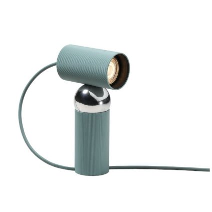 Flos Bilboquet, šedomodrá stolní lampička, 1xGU10 LED, výška 20,3cm