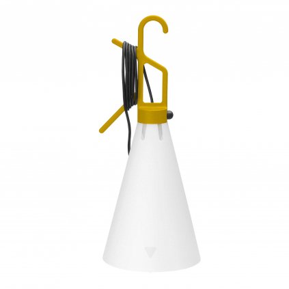 Flos Mayday outdoor, žluté přenosné svítidlo, 1xE14, výška 53cm, IP65