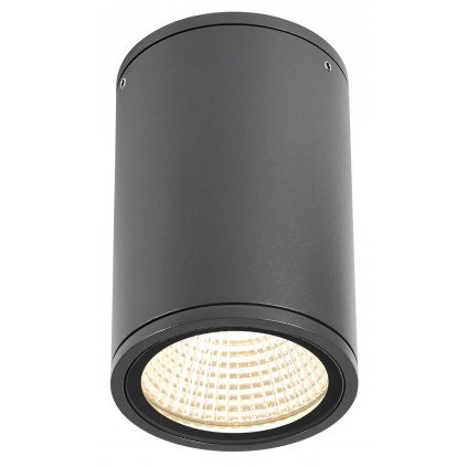 Venkovní stropní svítidlo Almeria Small LED 12,5W 3000K, antracit, průměr 9cm, IP54
