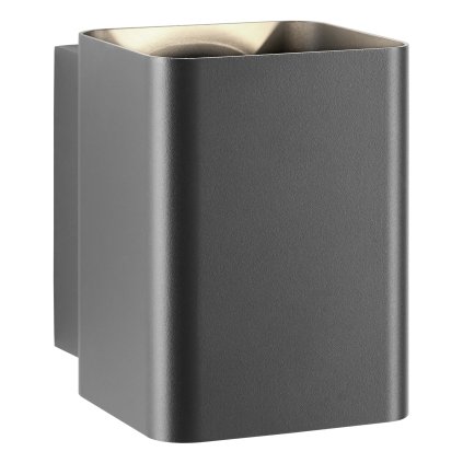 Venkovní nástěnné svítidlo Lugo Wall LED 13,5W 3000K, antracit, výška 13,9cm, IP54