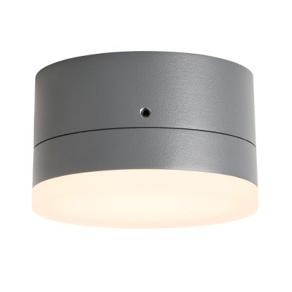 Venkovní stropní svítidlo Zelda LED 12W 3000K, antracit, průměr 10,8cm, IP54
