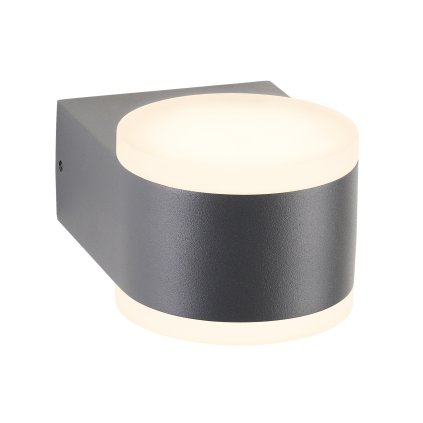 Venkovní nástěnné svítidlo Zelda Medium Up/Down LED 12,5W 3000K, antracit, průměr 9,1cm, IP54