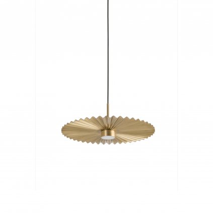 Il Fanale Plié, závěsné svítidlo z mosazi LED 8W 3000K, průměr 39cm