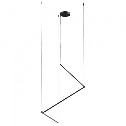 Redo Stick, závěsné svítidlo LED 36W 3000K, stmívatelné, černá, délka 3x86cm