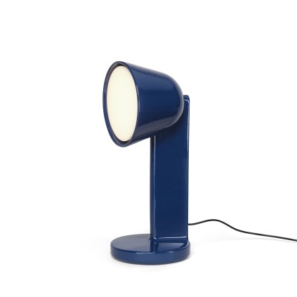 Flos Céramique Side, modrá keramická lampa se stmívačem, 1x8W E27, výška 50,4cm