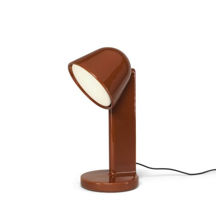 Flos Céramique Down, červená keramická lampa se stmívačem, 1x8W E27, výška 48,9cm