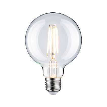Paulmann Globe G95 LED čirá žárovka, 7,5W LED 2700K E27 stmívatelná, prům. 9,5cm