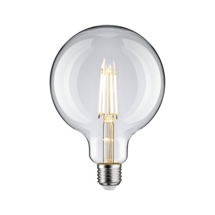 Paulmann LED Globe G125 čirá žárovka, 9W LED 2700K E27, prům. 12,5cm