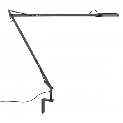 Flos Kelvin LED wall, antracitová nástěnná lampa, 8W LED 3000K, 48+58cm