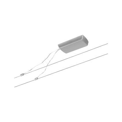 Paulmann CorDuo, základní set lankového systému, matný chrom, max. 60VA, 230V-12V DC