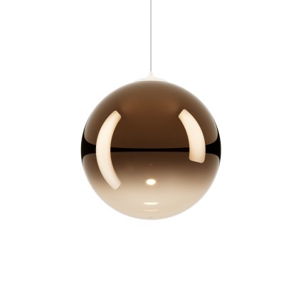 Lodes Random Solo 28, závěs z bronzového foukaného skla, 1x5W LED 2700K, prům.28cm