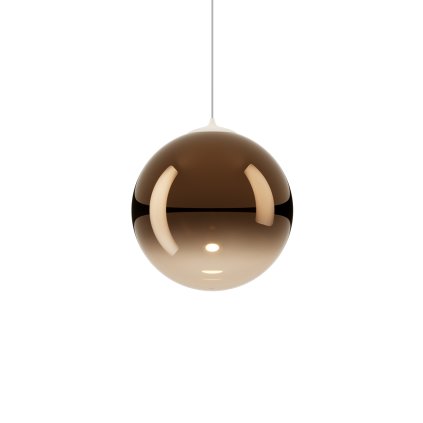 Lodes Random Solo 23, závěs z bronzového foukaného skla, 1x5W LED 3000K, prům.23cm