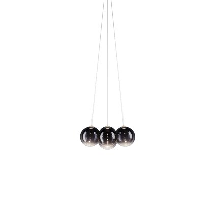 Lodes Random Cloud 7 ø23, závěsné svítidlo LED 7 x 5W 3000K, kouřové sklo, průměr 62cm