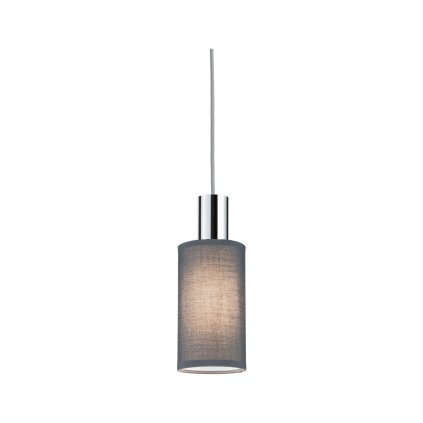 Paulmann 2Easy Valerio, stínítko z antracitového textilu, prům. 10cm