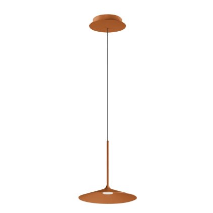 Linea Light Poe_P1, moderní závěsné svítidlo v barvě terakota LED 7W 3000K, průměr 17,5cm