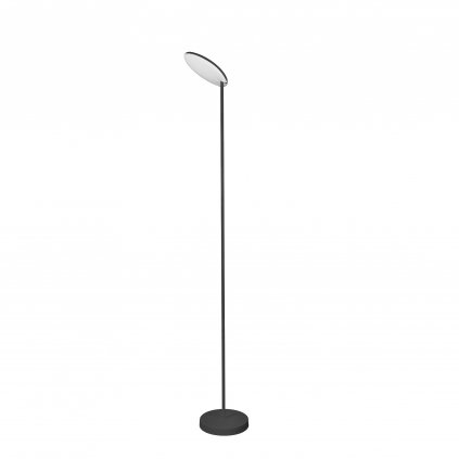 Mantra Nassau, černá stojací nastavitelná lampa LED 30W 3000K, výška 182cm