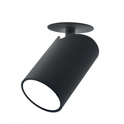 Mantra Sal, černé zapuštěné svítidlo 1xGU10, průměr 5,8cm