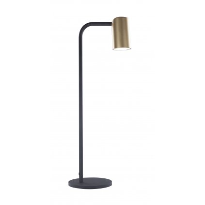 Mantra Sal, stolní lampa s otočnou hlavou 1xGU10, černá/zlatá, výška 53,5cm