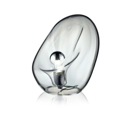Leucos Lightbody T, stolní lampa z čirého skla, 1x max10W LED E27, výška 28-33cm