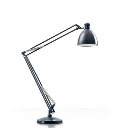 Leucos JJ Big, modrá stojací lampa se stmívačem, 1x45W LED 2700/3000K, výška 225cm