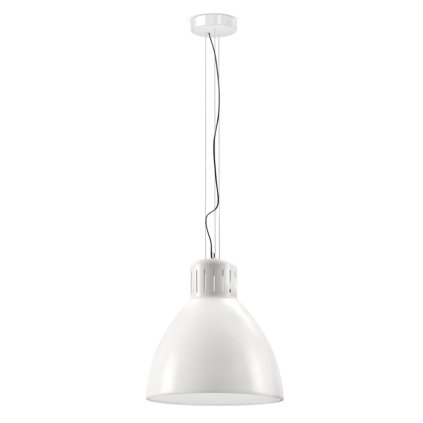 Leucos JJ Great, bílé závěsné svítidlo, 1x45W LED 2700/3000K stmívatelné, průměr 56cm