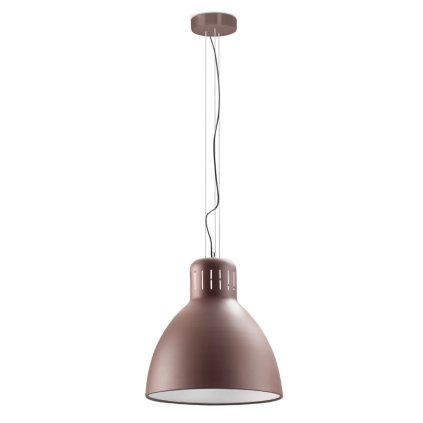 Leucos JJ Great, rezavo-hnědé závěsné svítidlo, 1x45W LED 2700/3000K stmívatelné, průměr 56cm