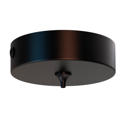 Mantra Elsa, černá stropní rozeta, průměr 10cm