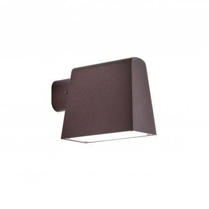 Il Fanale Saint Tropez, industriální nástěnné svítidlo do exteriéru, 1x15W E27, hnědá, výška 18cm, IP65
