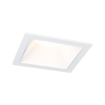 Paulmann Cole Coin, bodovka v bílé úpravě, 1x6W LED 2700K tříkrokové stmívání, 8,8x8,8cm, IP44