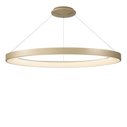 Mantra Niseko II, závěsné kruhové svítidlo LED 66W, 2700-5000K, dálk. ovládání, zlatá, průměr 90cm