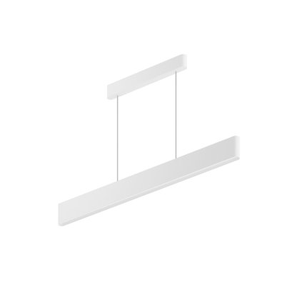 Linea Light Satori_P, bílé závěsné svítidlo se svícením nahoru/dolu, 25W LED 2700K stmívatelné DALI/PUSH, délka 86cm