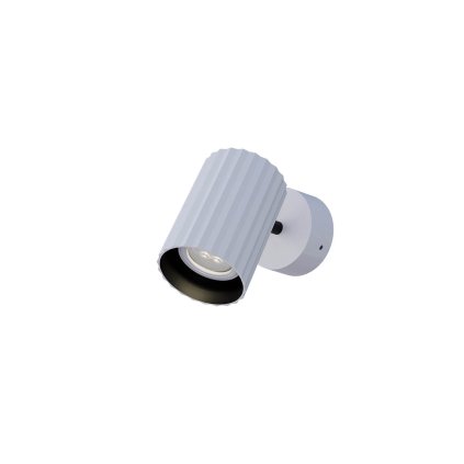 Redo Delphi, bílé stropní/nástěnné nastavitelné svítidlo, 1x7W GU10, ø7cm, výška 10cm