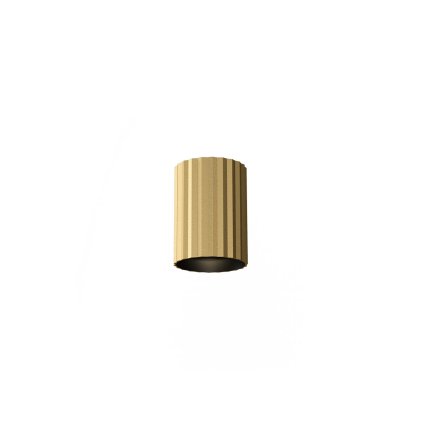 Redo Delphi, zlaté stropní svítidlo, 1x7W GU10, ø7cm, výška 9,5cm