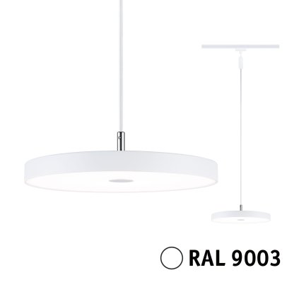 Paulmann Hildor, závěsné svítidlo pro Urail system, 1x15W LED 3000K, tříkrokové stmívání, signální bílá, průměr 31cm