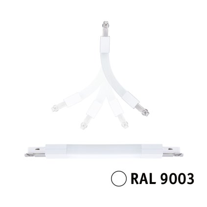Paulmann Urail flex connector, signální bílá, 15,6cm