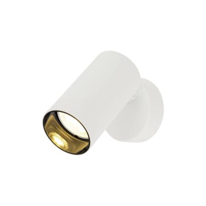 SLV Kami, nástěnné/stropní svítidlo 1xGU10, bílá/černá, průměr 5,5cm