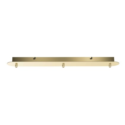 SLV Fitu, zlatá stropní rozeta pro tři závěsy, délka 60cm