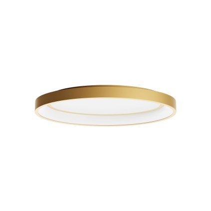 Redo Nobu, oválné zlaté stropní svítidlo LED 40W 3000/4000K, 45x30cm, tříkrokové stmívání