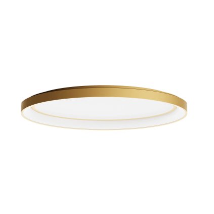 Redo Nobu, oválné zlaté stropní svítidlo LED 60W 3000/4000K, 60x40cm, tříkrokové stmívání