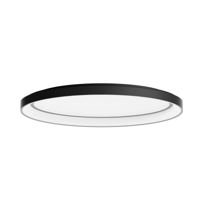Redo Nobu, oválné černé stropní svítidlo LED 60W 3000/4000K, 60x40cm, tříkrokové stmívání