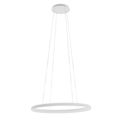 Redo Nobu, oválné bílé závěsné svítidlo LED 80W 3000/4000K, 80x52cm, tříkrokové stmívání