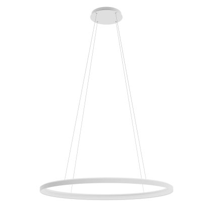 Redo Nobu, oválné bílé závěsné svítidlo LED 100W 3000/4000K, 100x70cm, tříkrokové stmívání