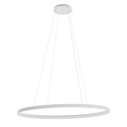 Redo Nobu, oválné bílé závěsné svítidlo LED 120W 3000/4000K, 120x75cm, tříkrokové stmívání