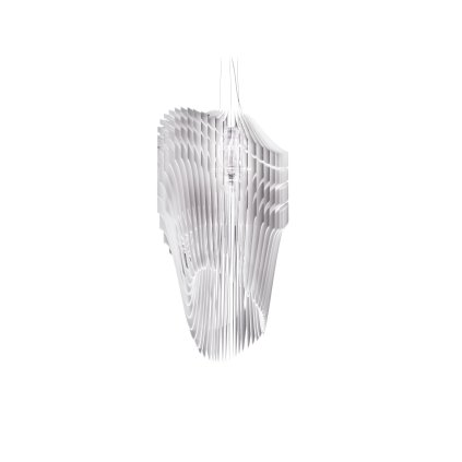 Slamp Avia suspension XL, bílé designové svítidlo od Zaha Hadid, 6x52+1x100W, 140cm