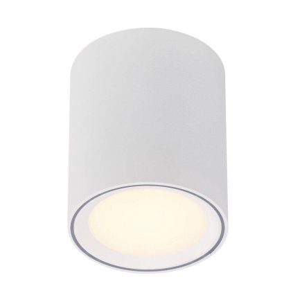 Nordlux Fallon, stropní LED 5,5W 2700K, tříkrokové stmívání, bílá, průměr 10x12cm