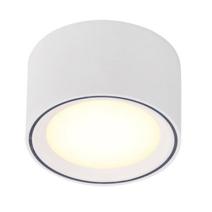 Nordlux Fallon, stropní LED 5,5W 2700K, tříkrokové stmívání, bílá, 10x6cm
