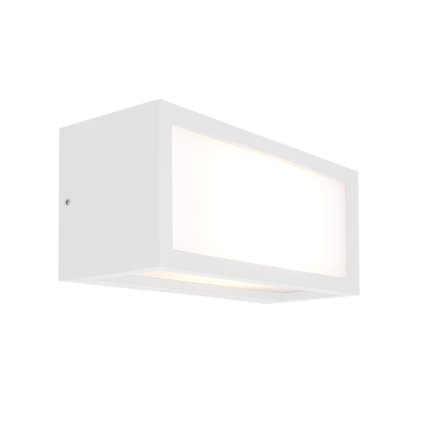 Mantra Utah, bílé venkovní nástěnné svítidlo 1xE27 20W, šířka 25cm, IP65